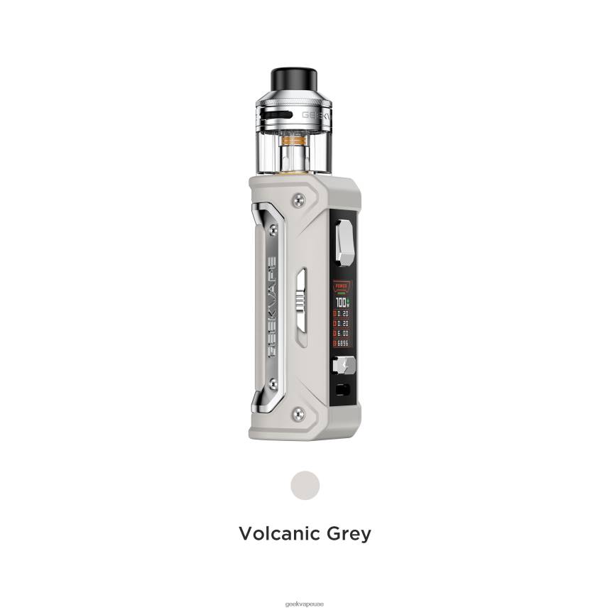 GeekVape- BTH2145 الرمادي البركاني طقم e100i بسعة 3000 مللي أمبير Geekvape abu dhabi